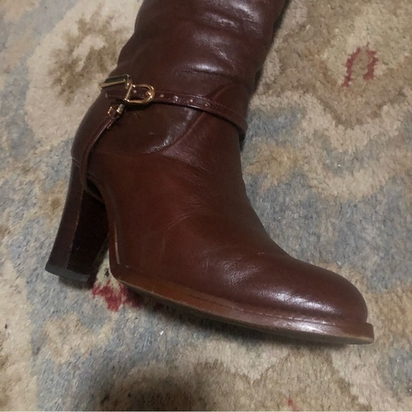 Women’s Genuine Leather Brown Boots in Excellent Used ConditionSize 7 M - Picture 9 of 14